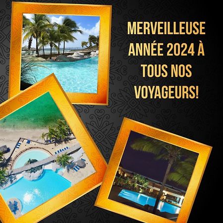 Vue Mer&Accès Direct à la Plage avec Magnifique Piscine Saint-Francois (Grande-Terre) Exterior foto